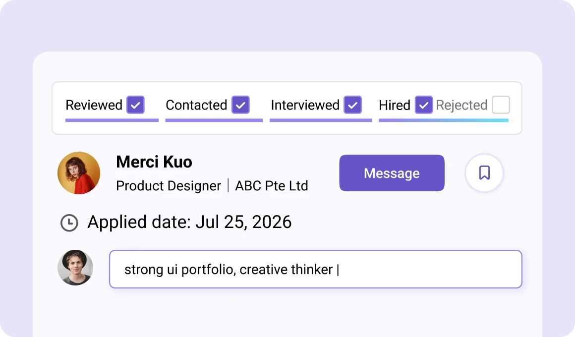 Simplified Applicant Management